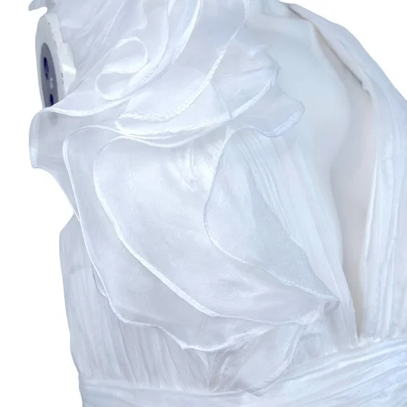 ⭐️SOLD⭐️Mac Duggal Vintage Style Floral Gown Wedding Bride Sz 14 - Picture 13 of 17